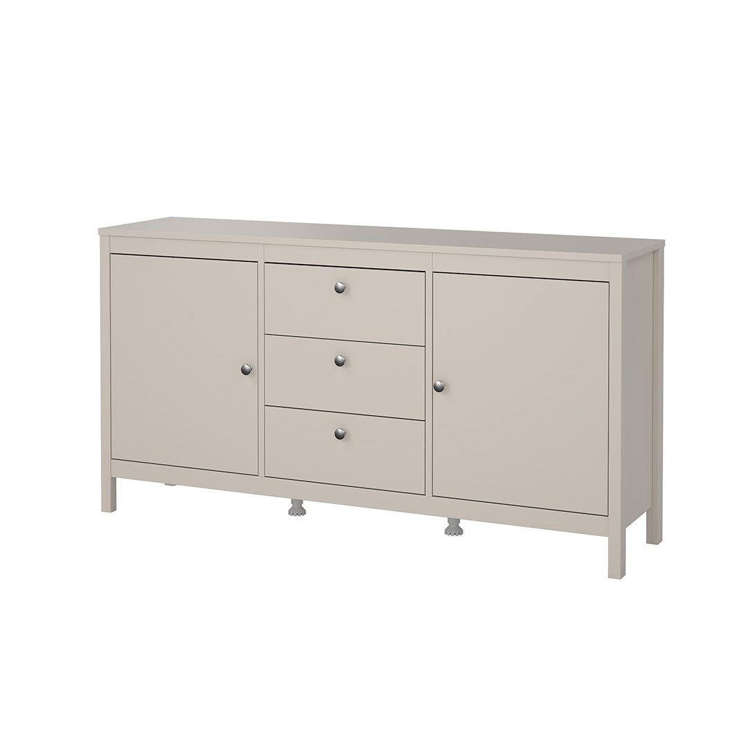 ebuy24 Sideboard Madrid Sideboard 2 Türen 3 Schubladen Cashmere.