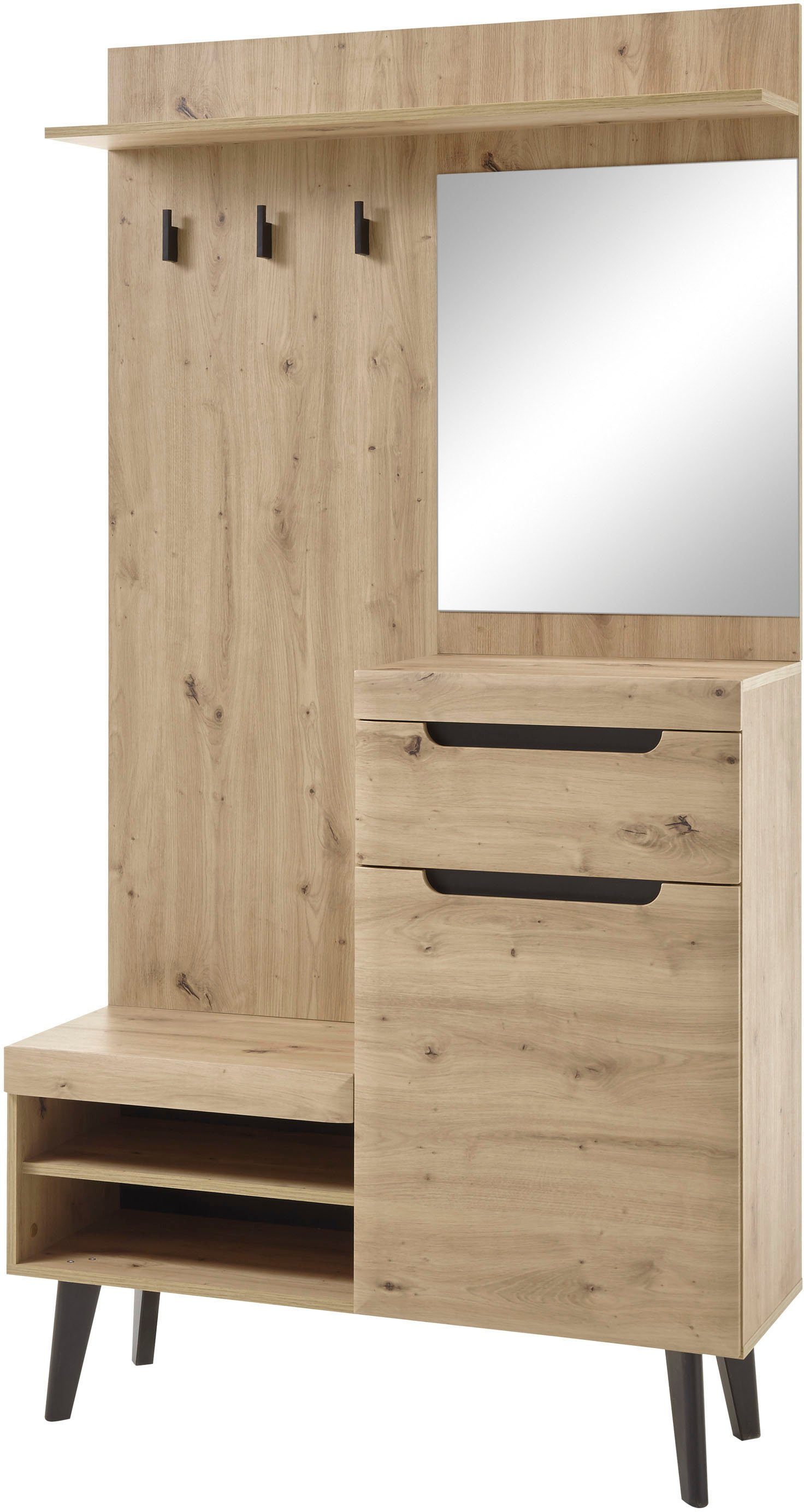 Home affaire Garderobenschrank Torge im schönen Scandi Look