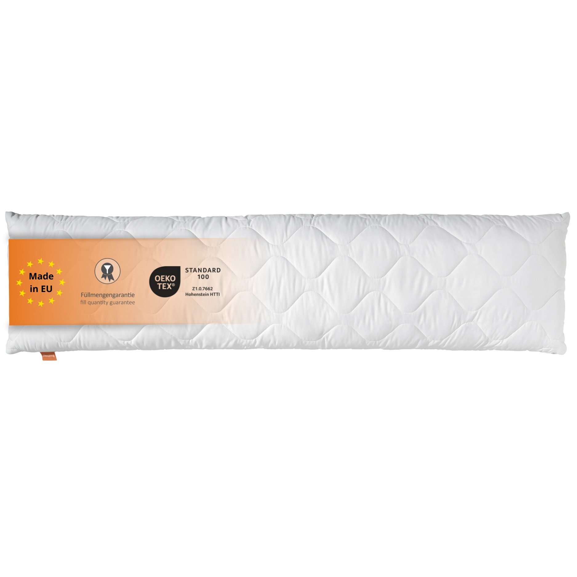 sleepling Kopfkissen Basic 100, in 40x80 cm, 80x80 cm und vielen weiteren Größen, Füllung: Kunstfaserfüllung, Bezug: 100% Mikrofaser, Seitenschläfer, Rückenschläfer, Bauchschläfer, Füllmenge anpassbar, höhenverstellbar, waschbar, Всеrgiker geeignet
