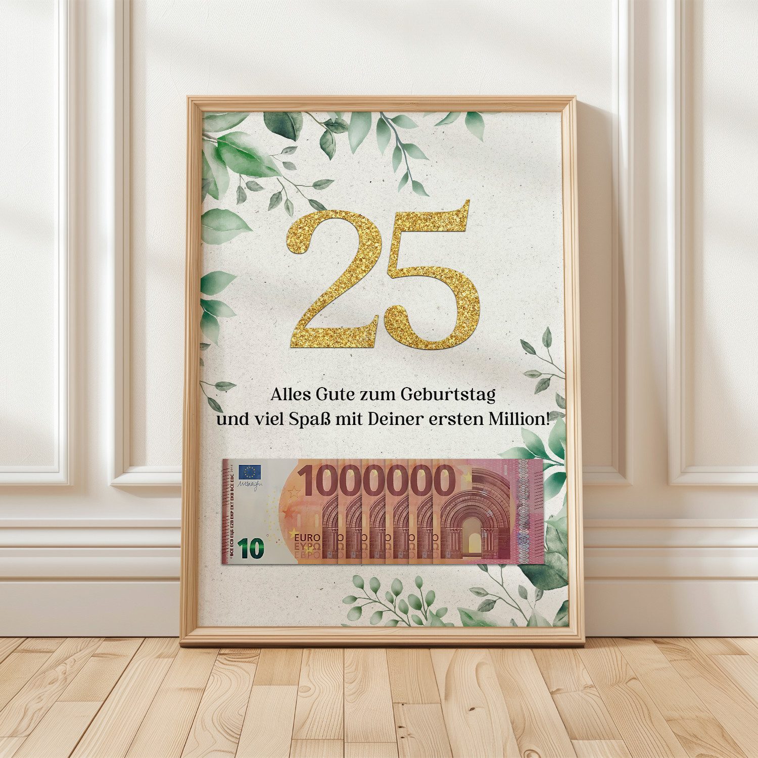 Tigerlino Poster Geburtstag Geldgeschenk Männer Frauen günstig online kaufen