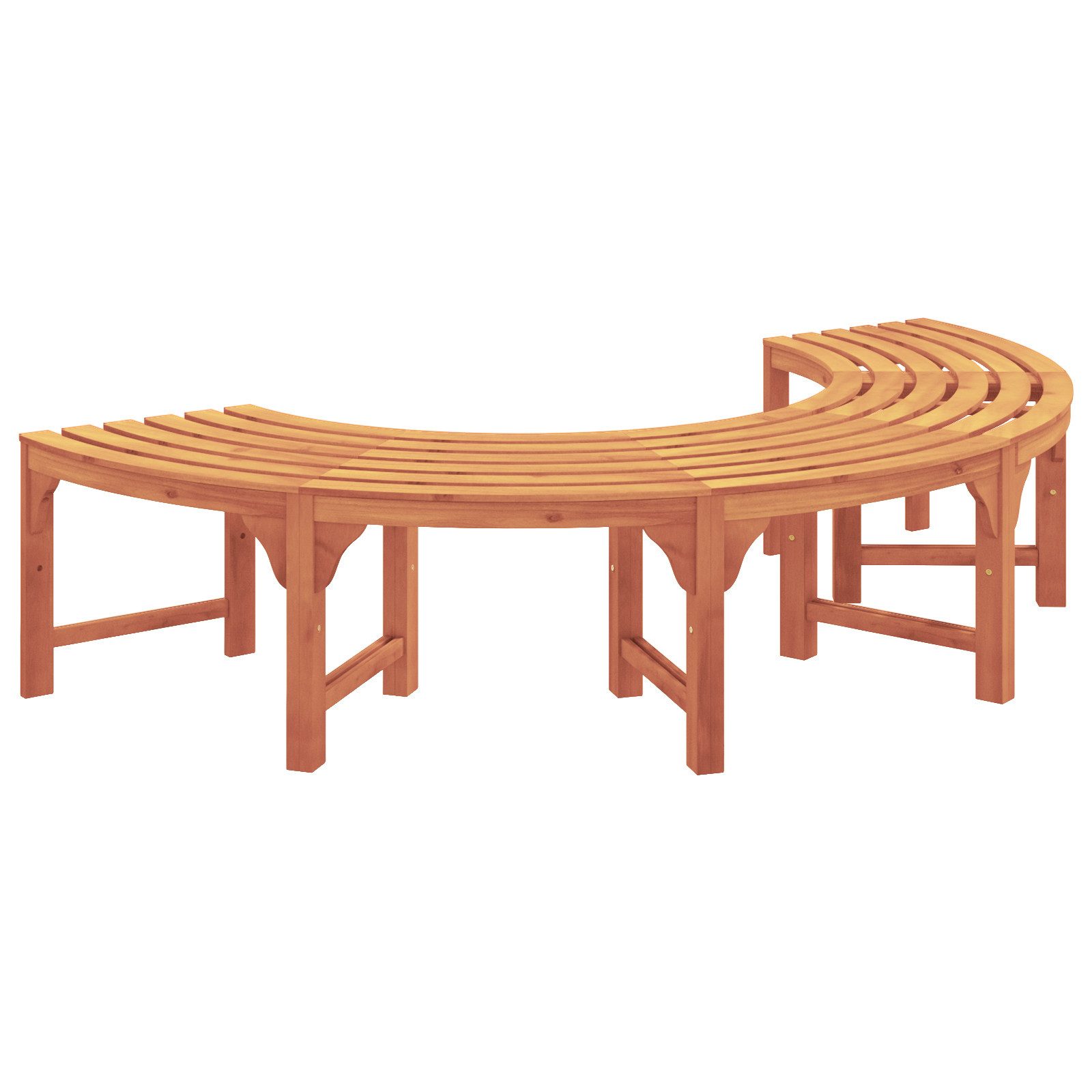 vidaXL Gartenbank Baumbank Halbrund 200 cm günstig online kaufen