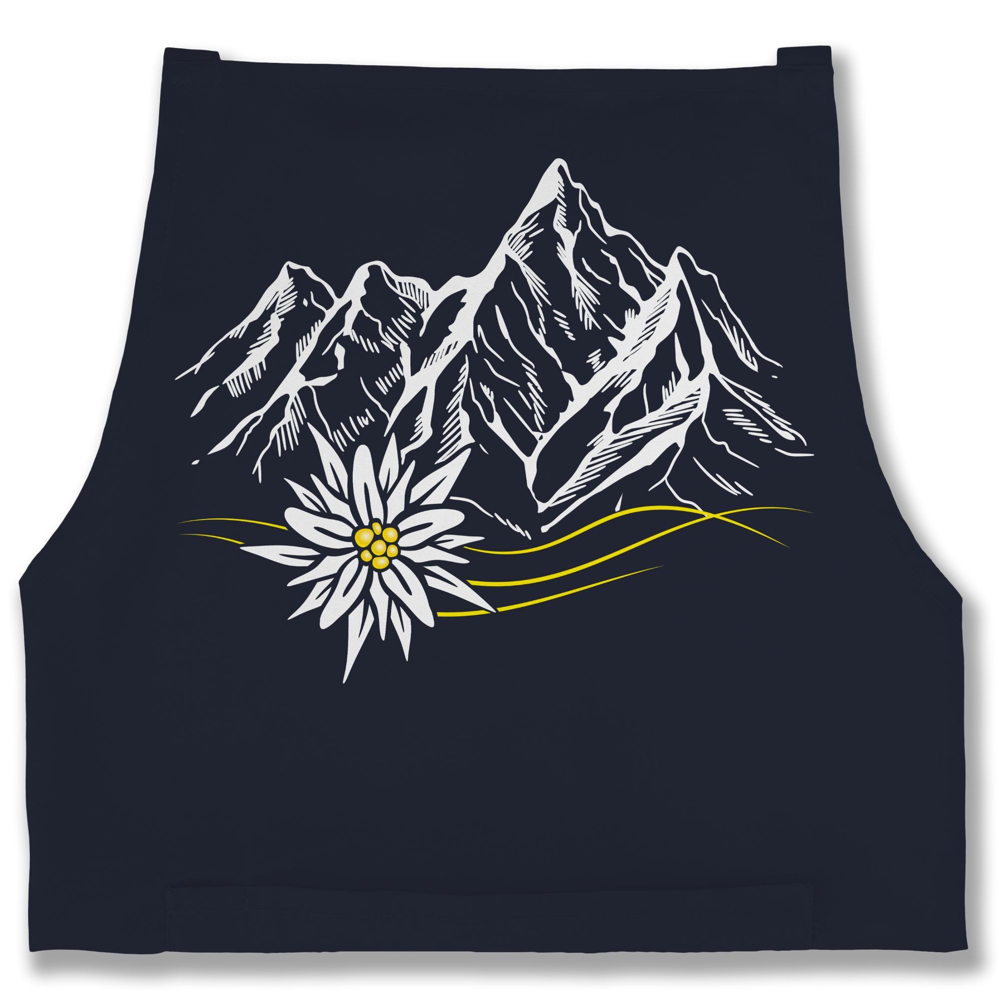 Kochschürze Edelweiß Berge Wandern Wanderlust Berg ruft Alpen