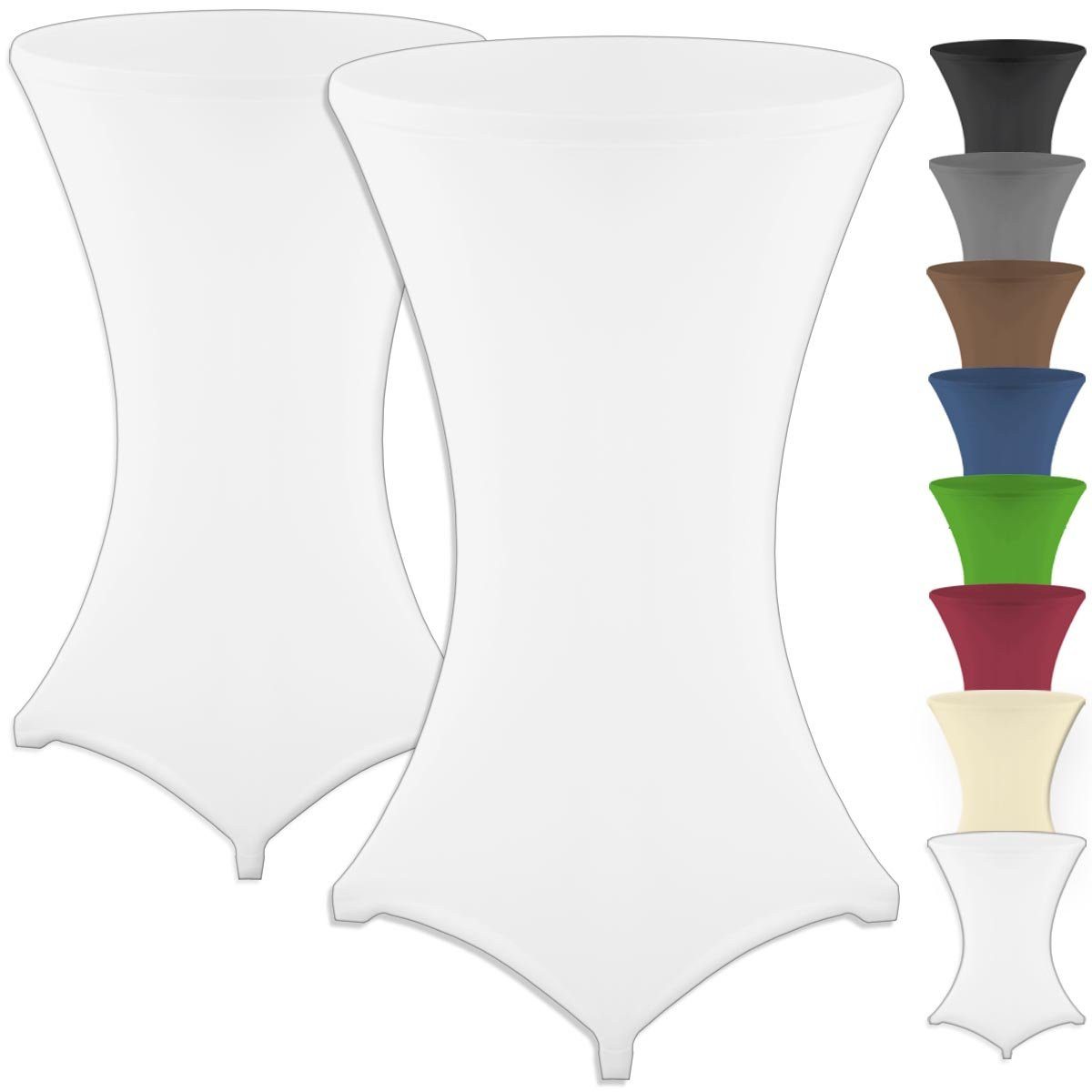 Gräfenstayn Stehtischhusse 2er Set Stretchbezug Stehtisch Hussen, Elegante günstig online kaufen
