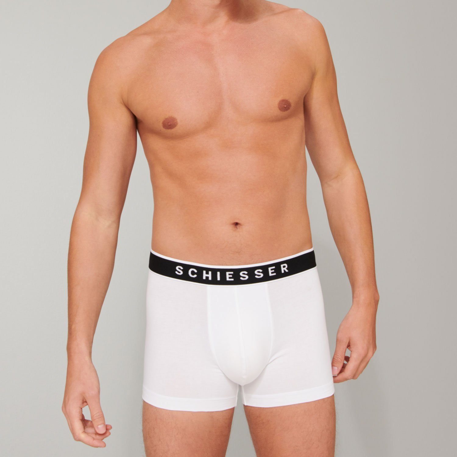 Schiesser Boxershorts Organic Cotton (6-St) mit sportlichem Webgummibund un günstig online kaufen