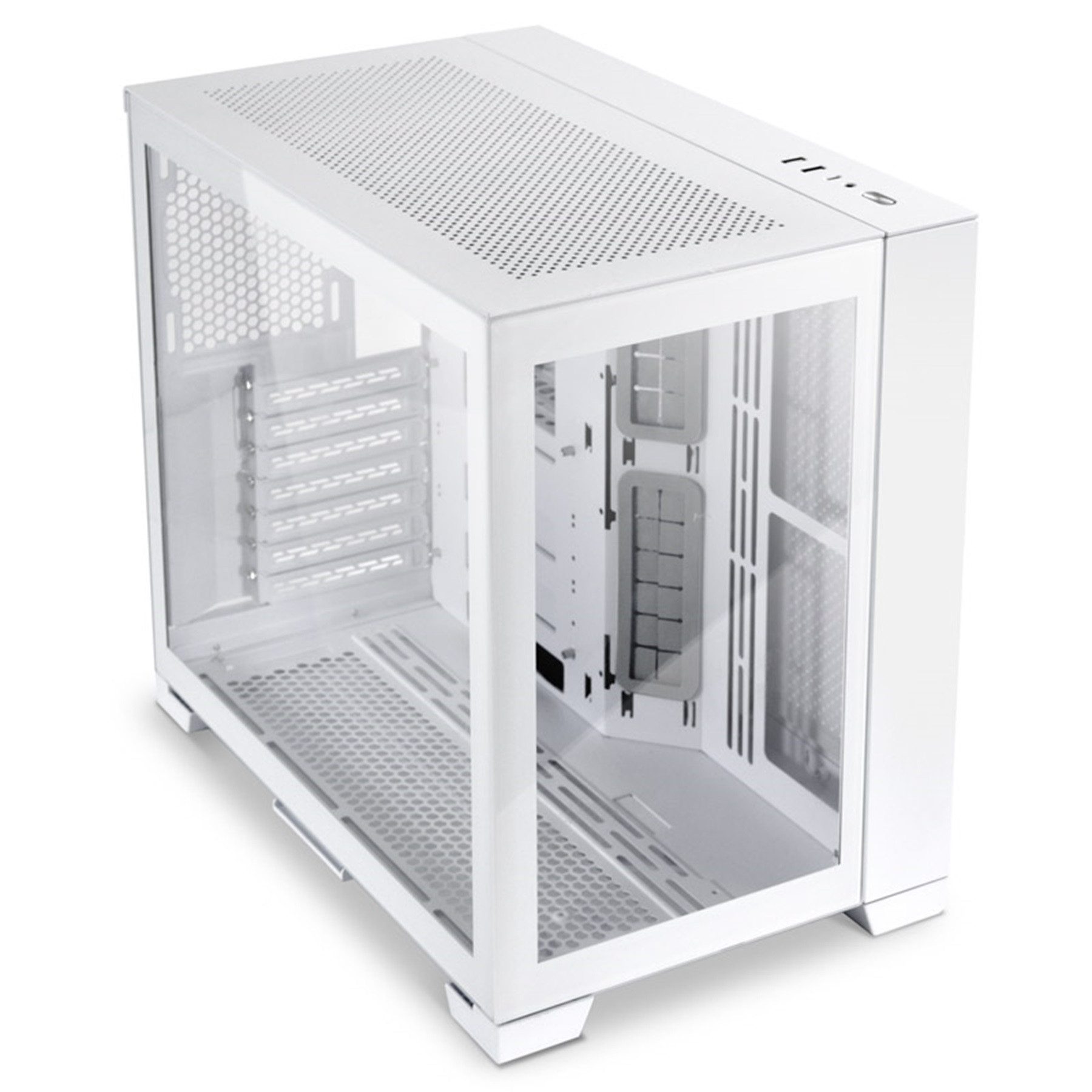 Lian Li Gaming-Gehäuse O11 Dynamic Mini weiß, Tempered Glas, Mini-Tower