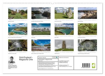 CALVENDO Wandkalender Foto-Momente Süd-England - Magische Orte (Premium, hochwertiger DIN A2 Wandkalender 2023, Kunstdruck in Hochglanz)