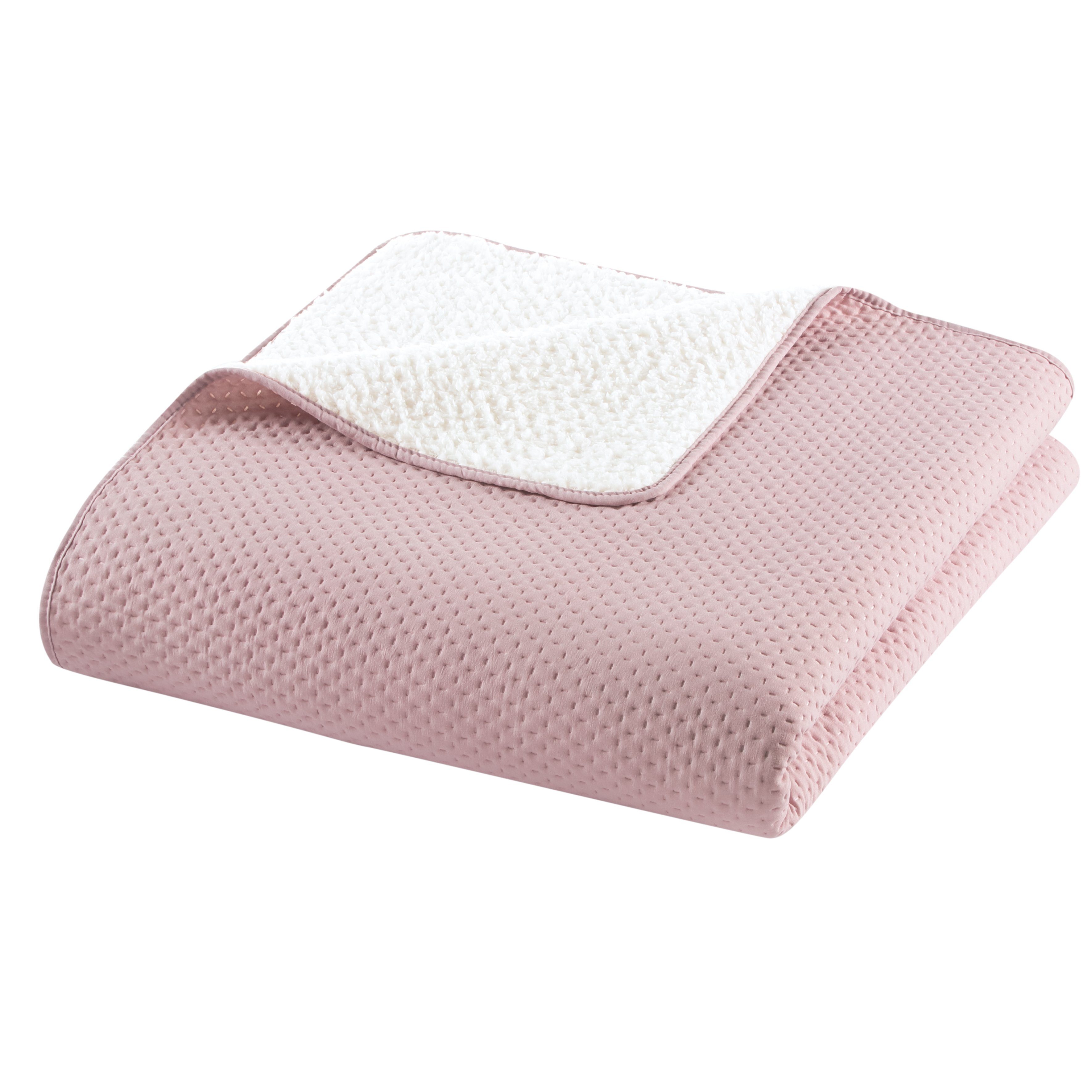 Delindo Lifestyle Bettüberwurf Tagesdecke Soft-Touch, flauschig warme Rückseite
