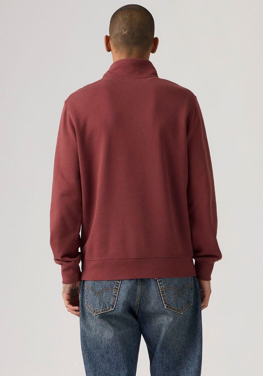 Levi's® Sweatshirt ORIGINAL HM 1/4 ZIP mit Troyer-Kragen und Logo-Stickerei