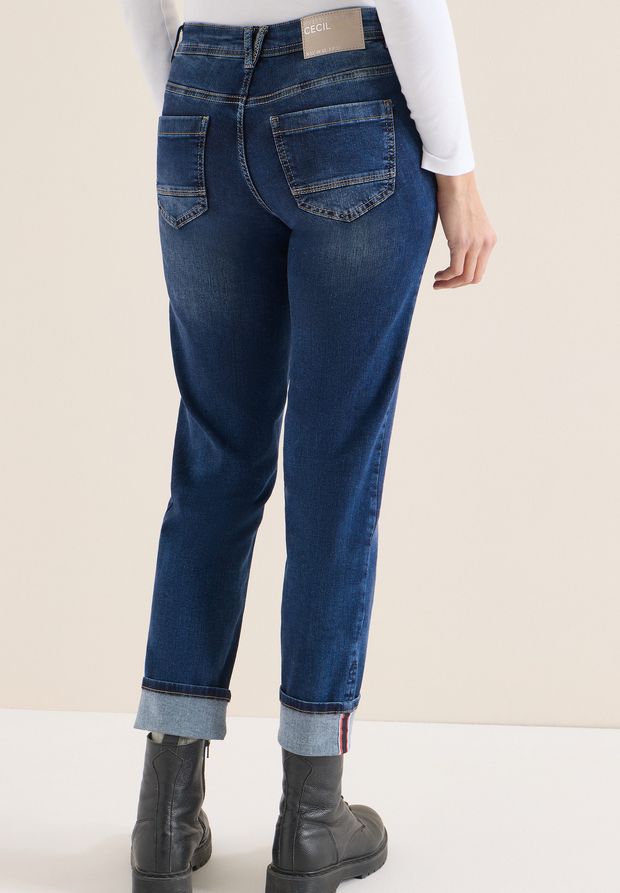 CECIL Straight-Jeans Style Scarlett im 5-Pocket-Style