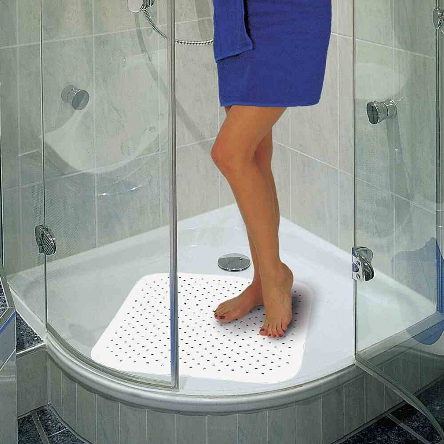 SÄNGER Badematte Duschmatte 56x56cm Duschen Bad Heimwerker Badvorleger Vorl günstig online kaufen