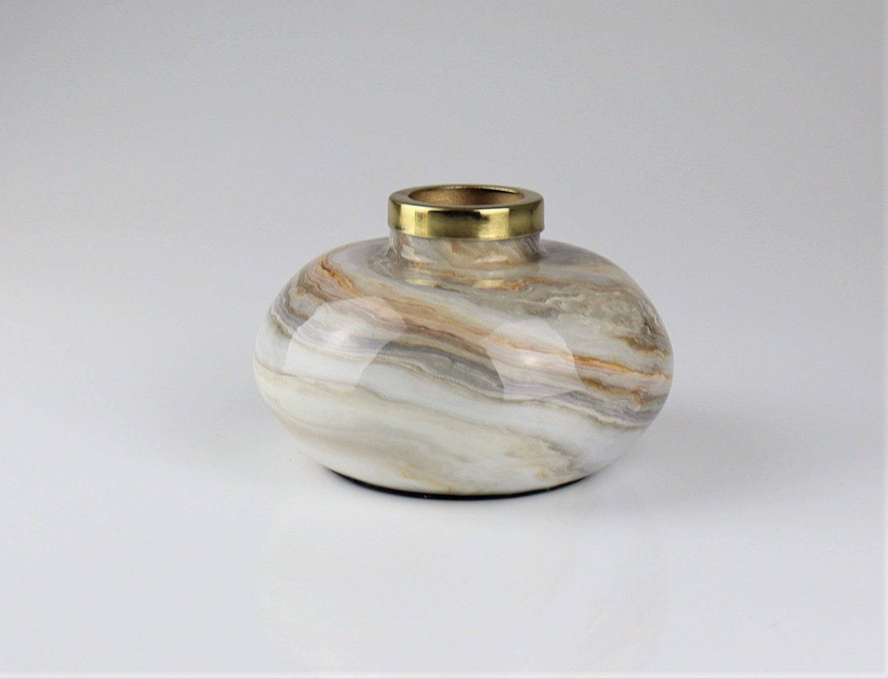 AM Design Dekovase aus Glas, BxH: 14,5x10,5 cm