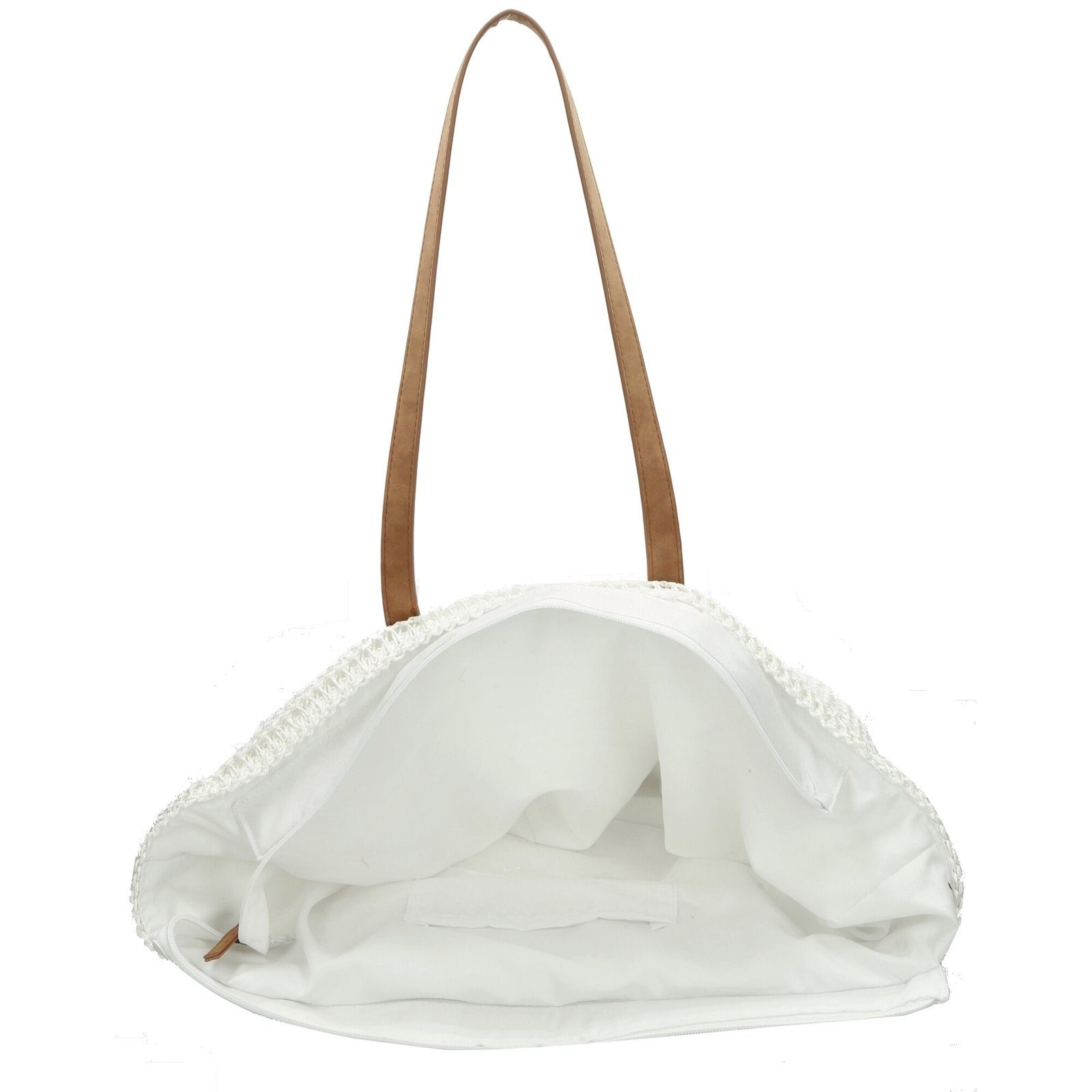 Shopper HTI-Living Strandtasche Sommerhandtasche Weiß Shopper