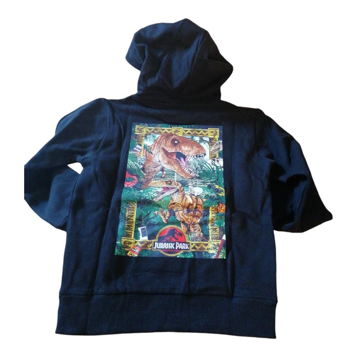 Jurassic World Kapuzensweatshirt Jurassic World Kapuzen-Sweatshirt für Kinder, Schwarz, Größen 104-15