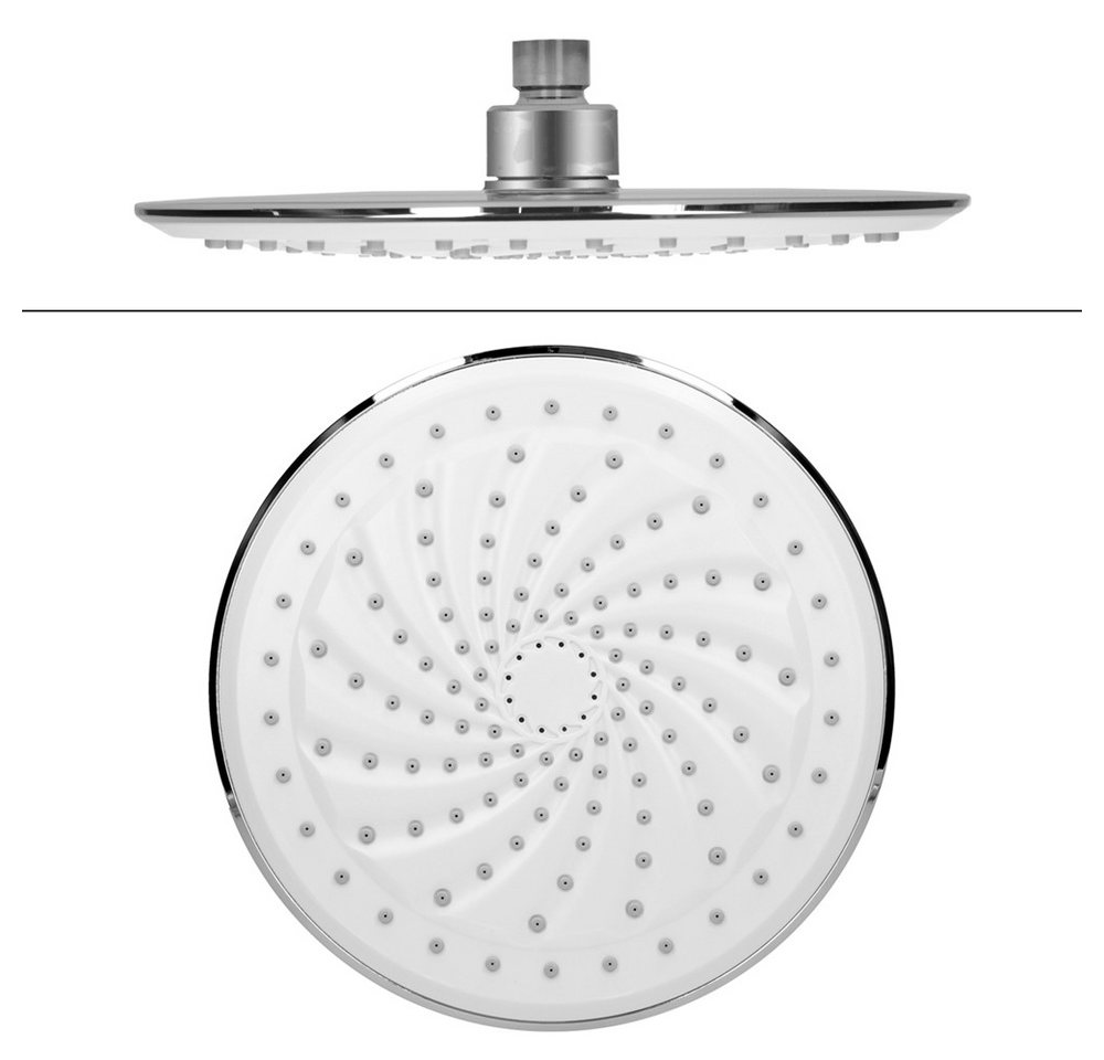 Thumbnail - ECD Germany Regenduschkopf Brausekopf aus Edelstahl Anti-Kalk Düsen Regendusche Duschset, (2er Set, 2-tlg), Regenbrause ...