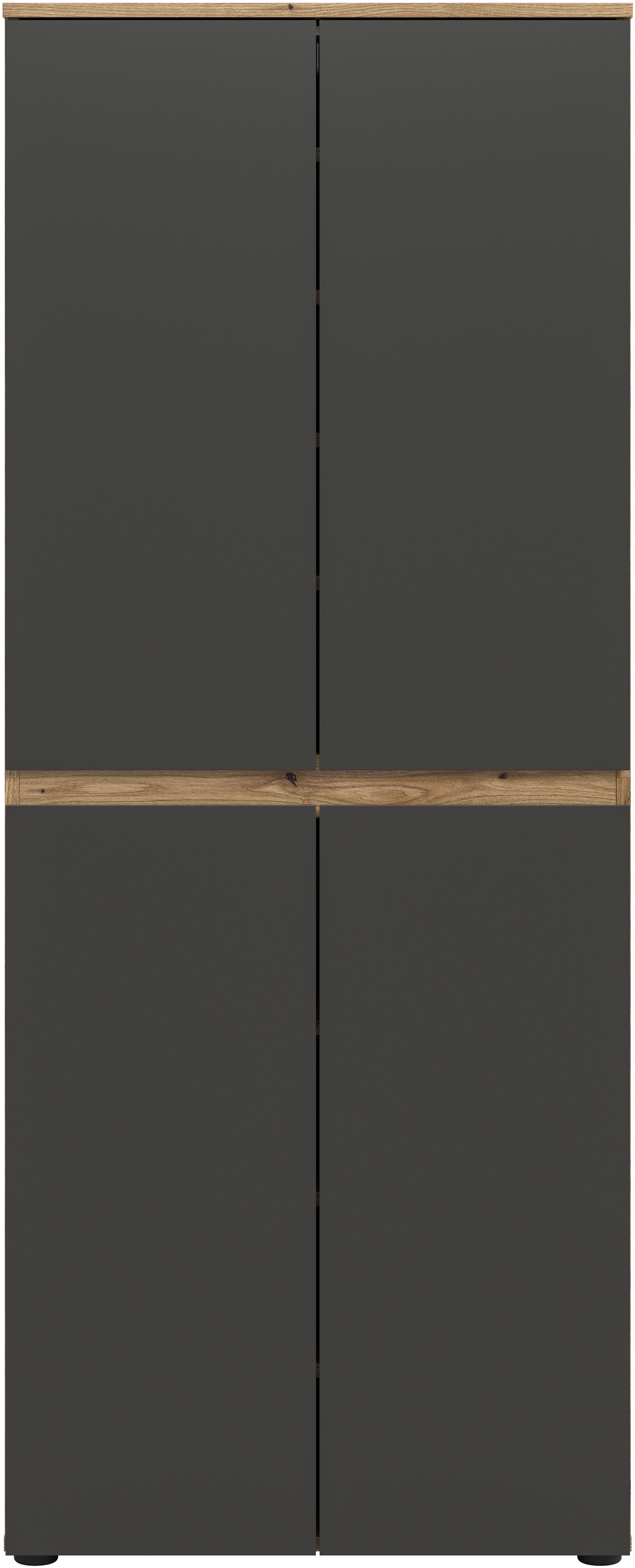 Home affaire Mehrzweckschrank CIPELA, 70x175 cm, viel Stauraum, variable Einlegeböden, Kleiderstange (1-St., in vielen verschiedenen Trendfarben verfügbar) Schu – Bild 3 von 5