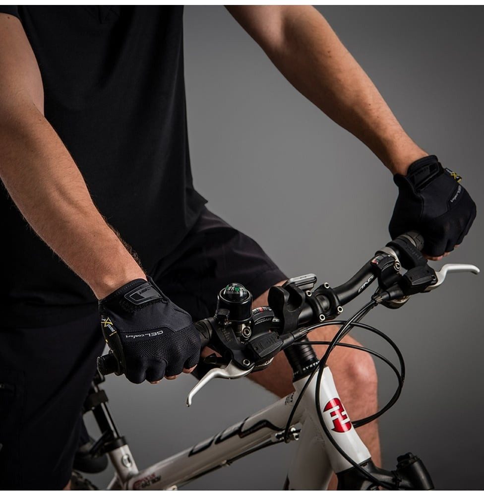 Chiba Fahrradhandschuhe Gel Comfort schwarz - 1 Paar