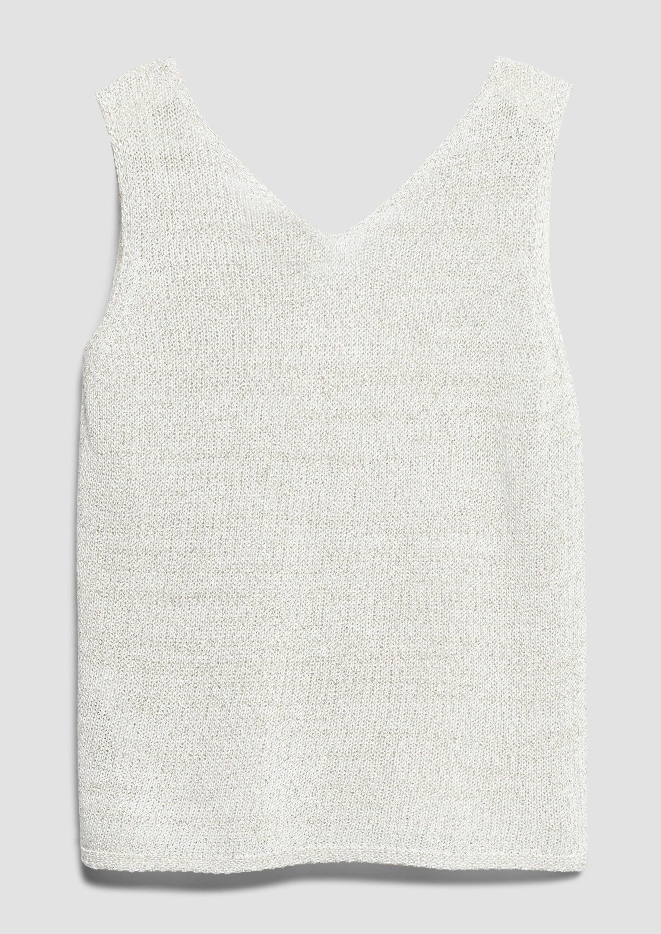 s.Oliver Rundhalspullover Strickpullunder Stricktop mit Glitzergarn