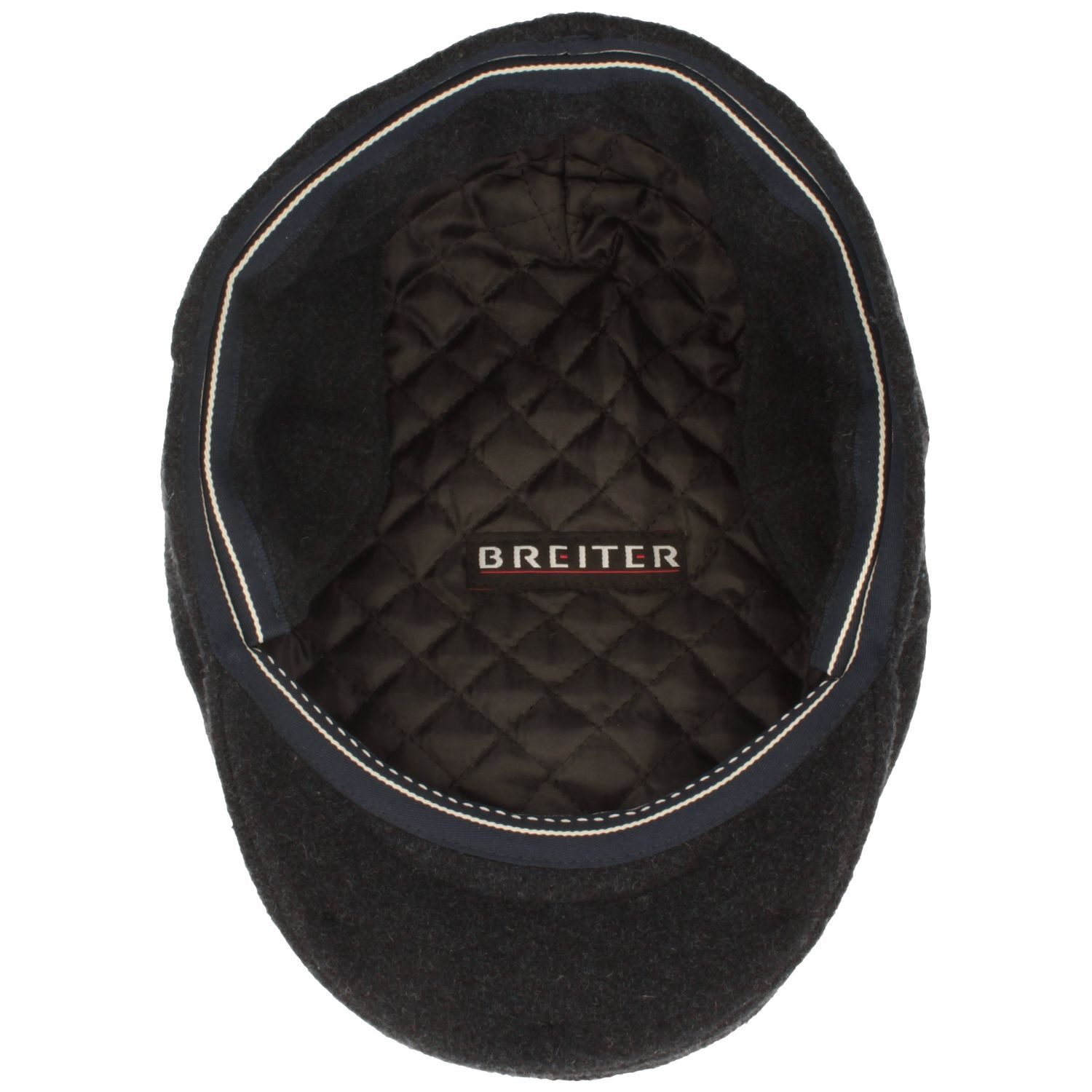 Breiter Schiebermütze Schlichte Flatcap mit Ohrenklappen warm