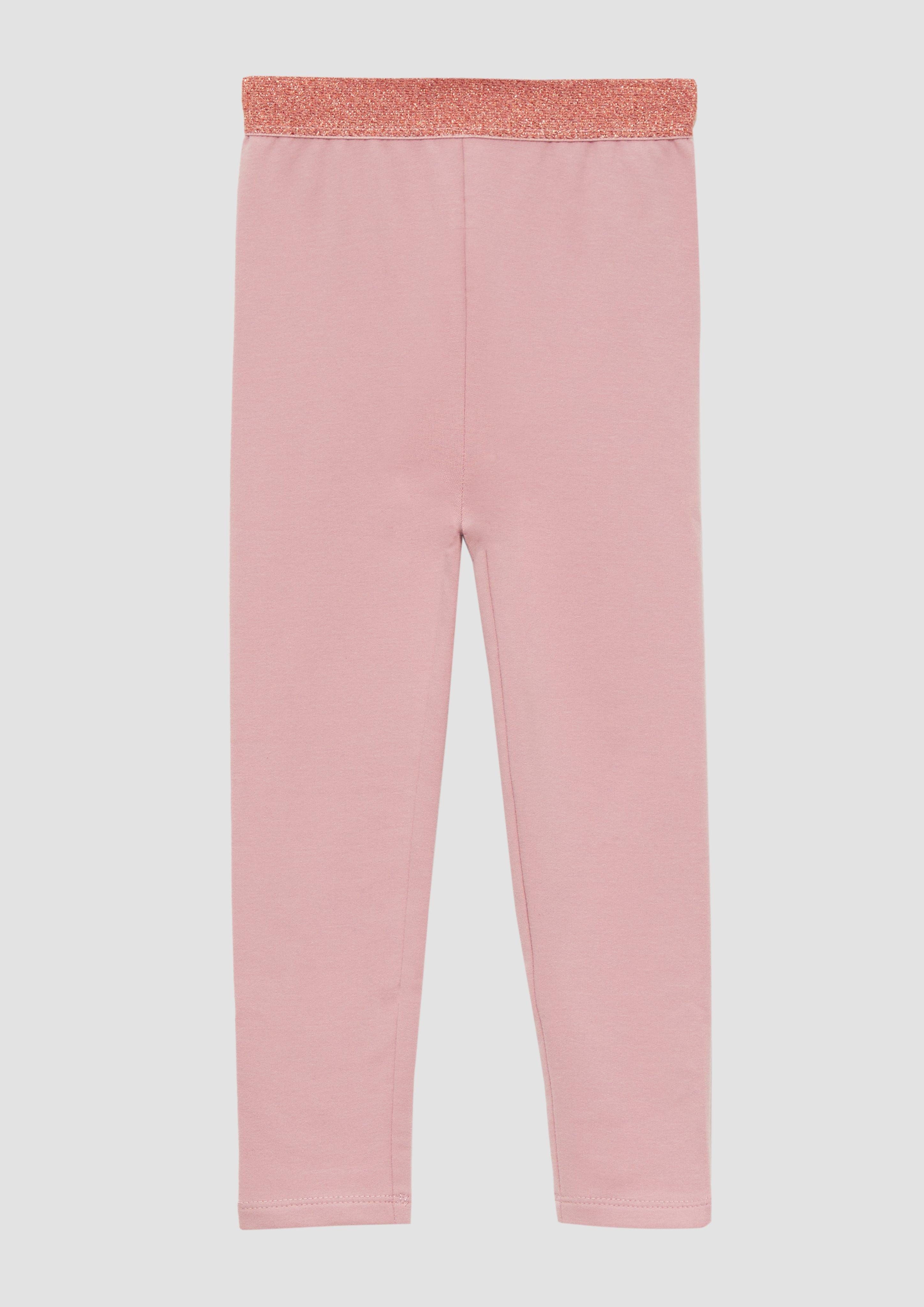 Leggings Leggings mit Glitzerbund