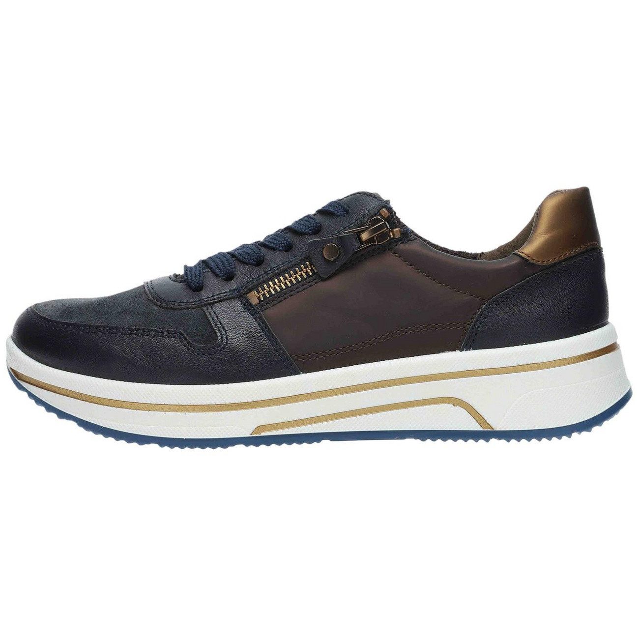 Ara Osaka Blau Schnürschuh günstig online kaufen