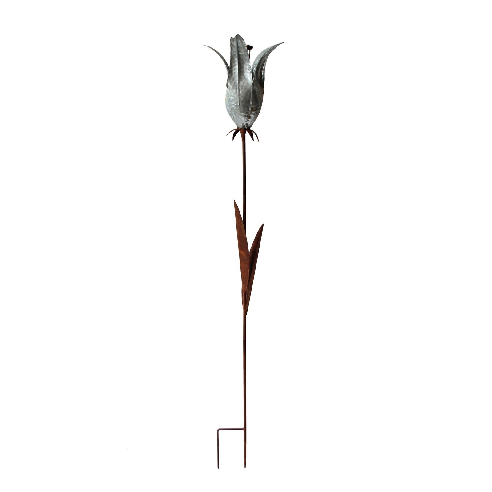 HTI-Living Gartenstecker Blumenstecker Rostoptik Blüte Celia günstig online kaufen