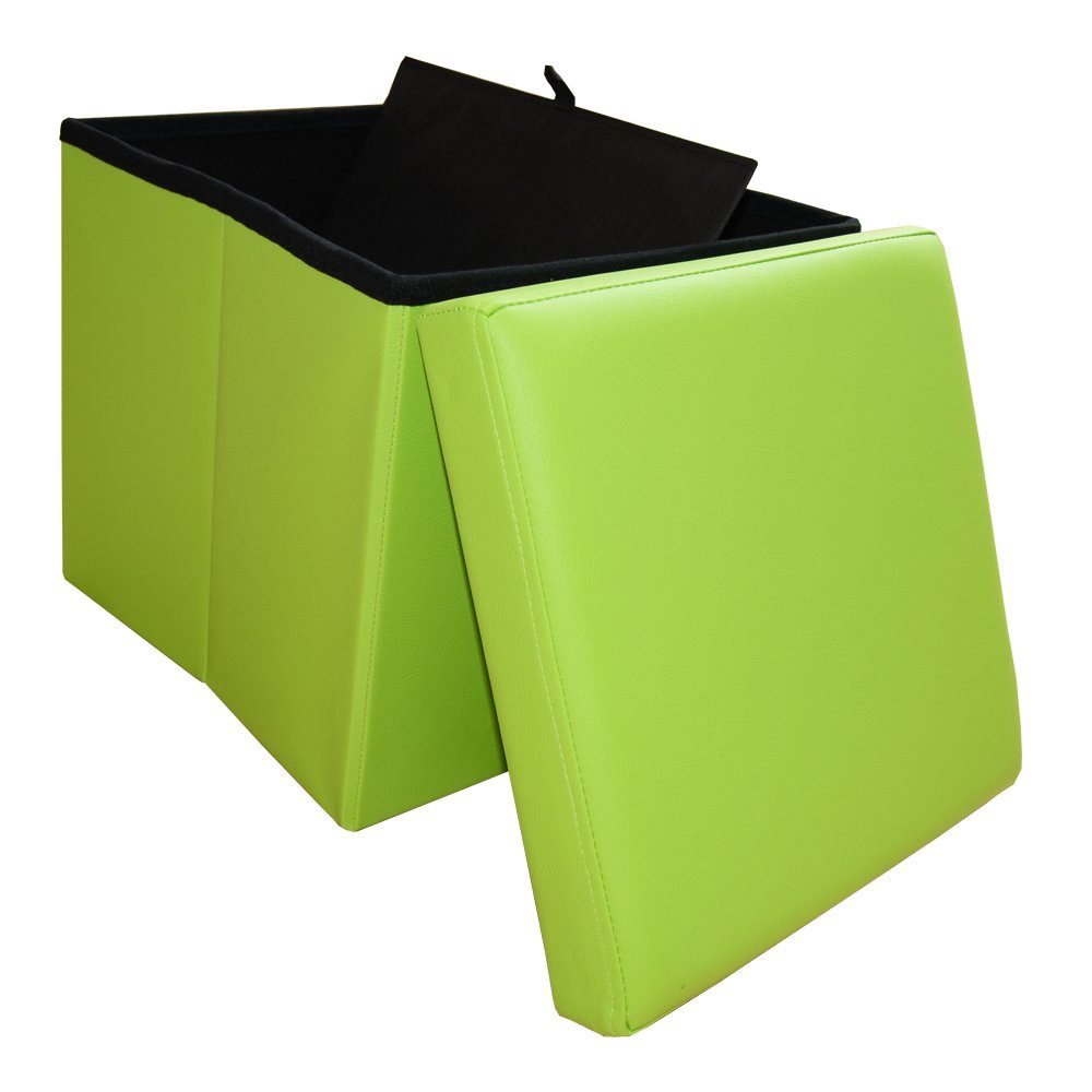 style home Sitzhocker mit Stauraum faltbare Sitzwürfel (Sitztruhe aus Kunst günstig online kaufen