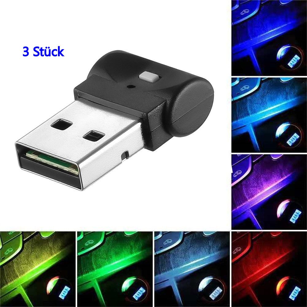 Hikity LED Dekolicht Auto USB Stimmungslampe günstig online kaufen