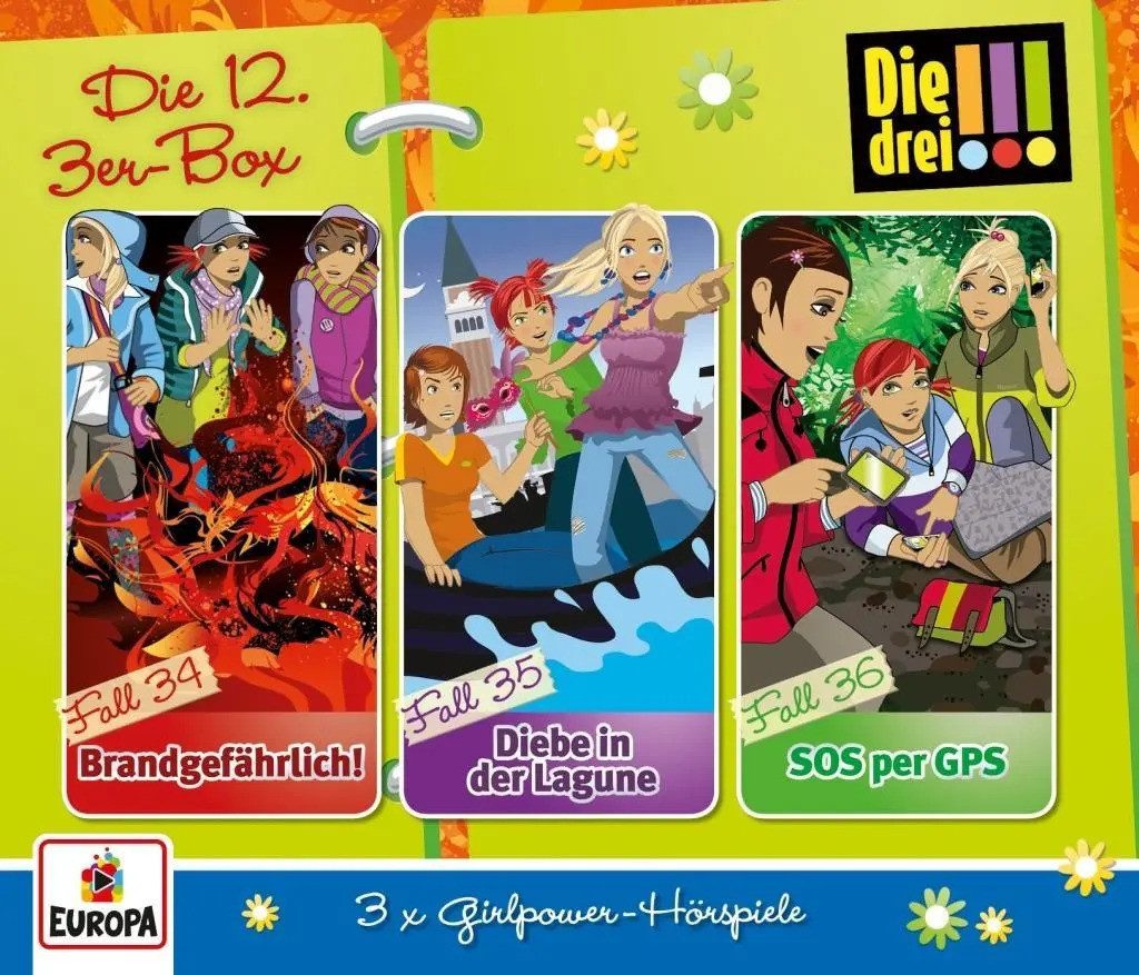 Hörspiel Die drei !!! - Die 12. 3er-Box (Folgen 34-36)