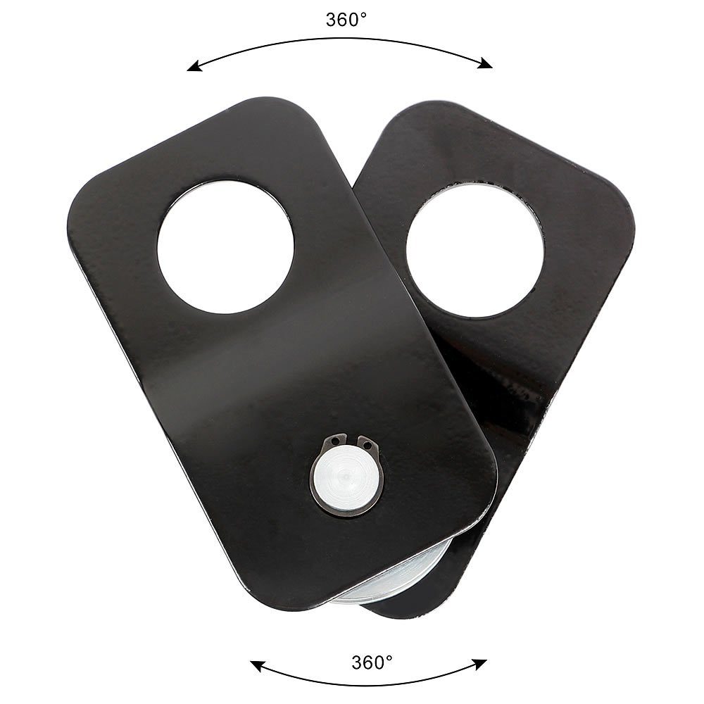 Melko Umlenkrolle Umlenkrolle Seilrolle 4, 8, 10 Tonnen Seilzug Forstseilwinde Heberolle, (Stück, 1 St., Umlekrolle), Schwerlast Stahl