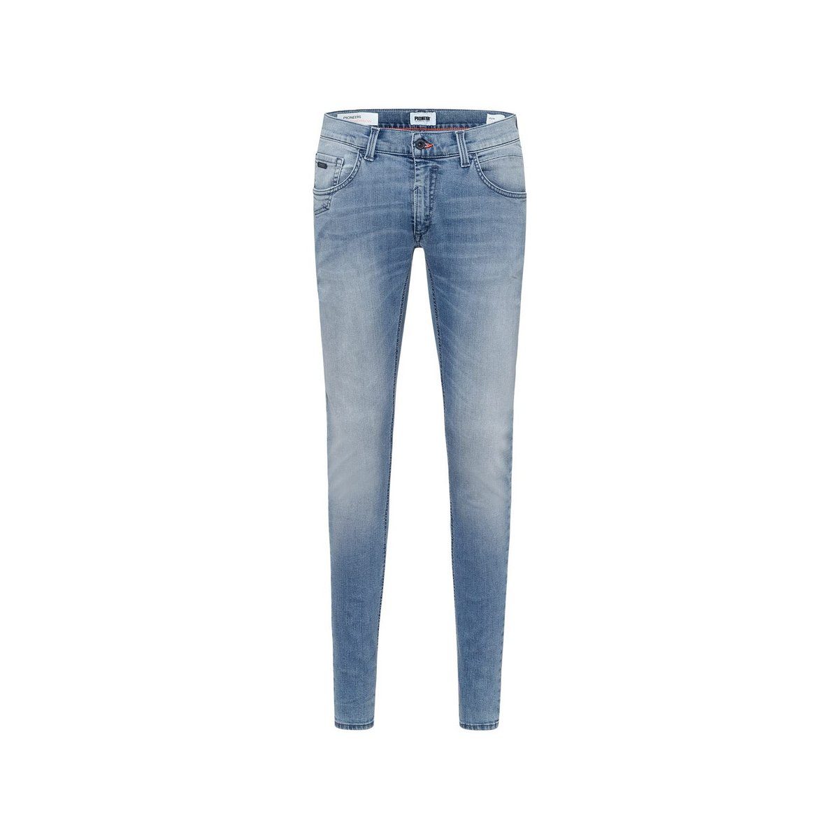 Authentic Pioneer blau (1-tlg) Stoffhose Jeans
