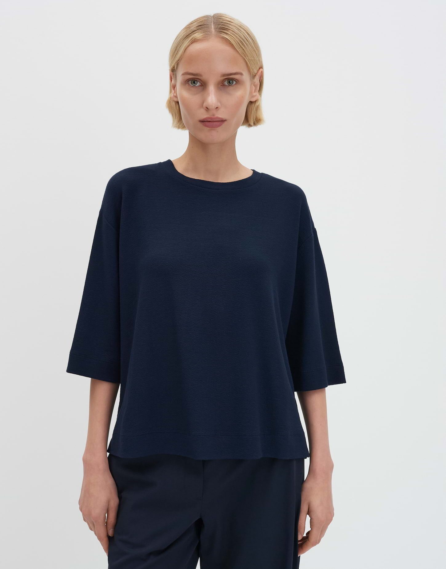 3/4-Arm-Shirt KAVIRA Regular aus ECOVERO™ Viskosemix