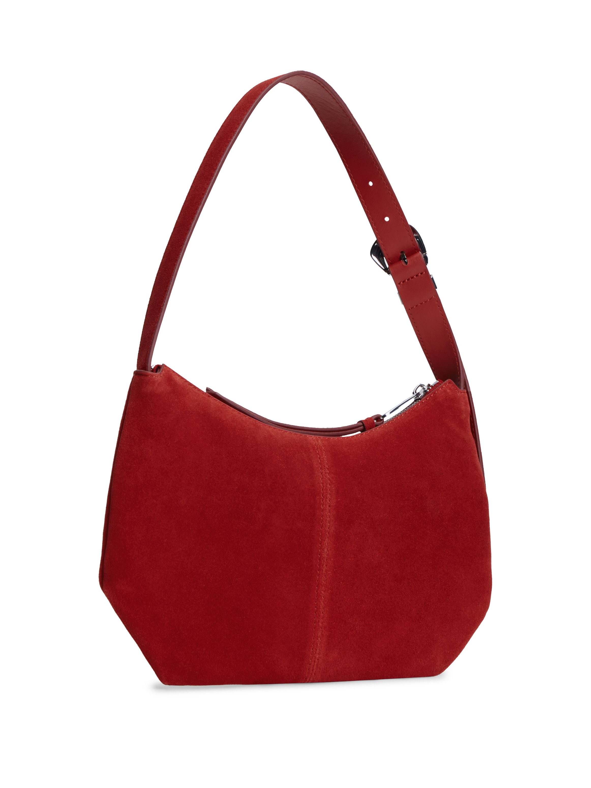 Tommy Jeans Schultertasche TJW SLOUCHY SUEDE SHOULDER BAG, Tragetasche, Schultertasche, Handtasche mit Ziernaht