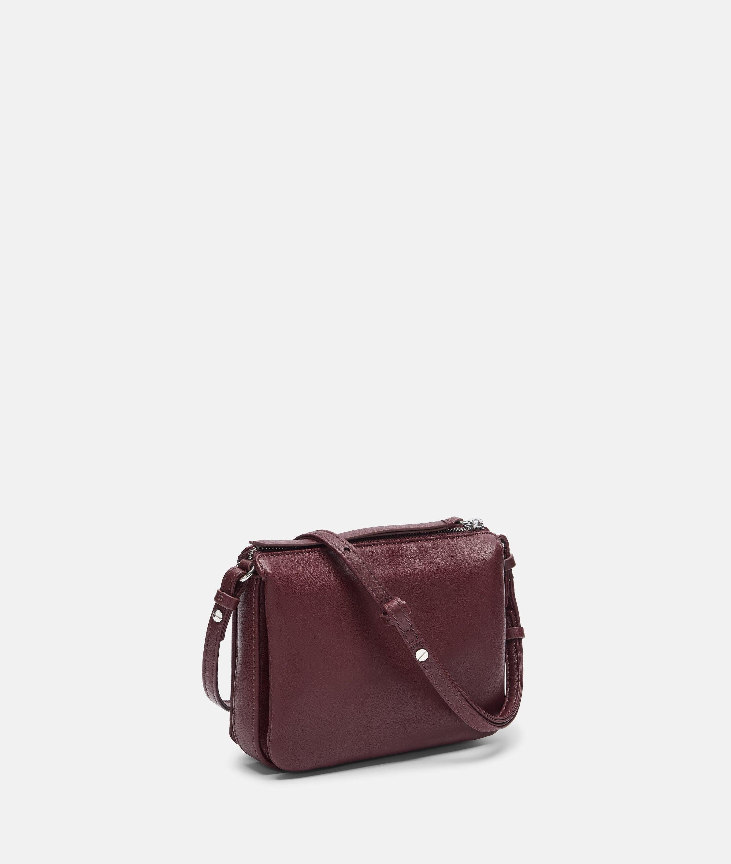 Liebeskind Berlin Umhängetasche Crossbody, Kleine Umhängetasche aus weichem Schafsleder