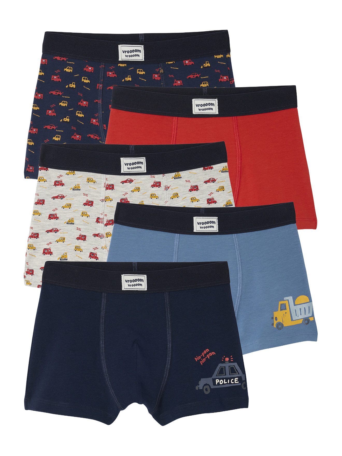 Boxershorts Boxershorts mit Autos Bio-Baumwolle, Jungen