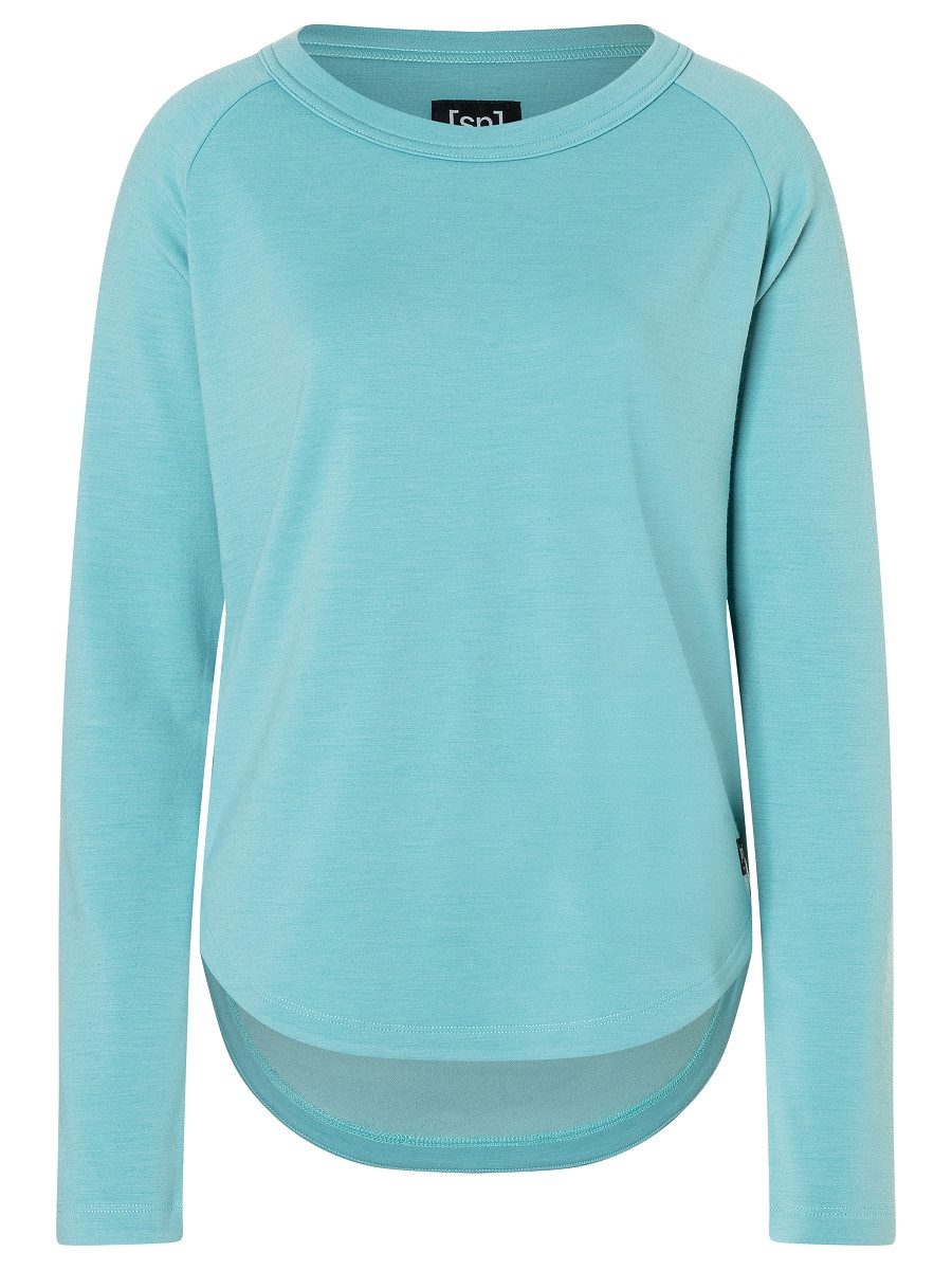 SUPER.NATURAL Sweatshirt für Damen, Merino EVERYDAY CREW atmungsaktiv, casual