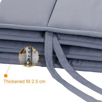 Rutaqian Laufgittereinlage 4 Stück/Set Babybett Leitplanke Anti-Kollisions-Wickel, (Verstellbarer Baby Bettzaun Kopfschutz Babybett Umrandungen, Atmungsaktive Erhöhtes Kinderbettgeländer), Passend für meisten Kinderbetten, Kleinkind-Bettgitter