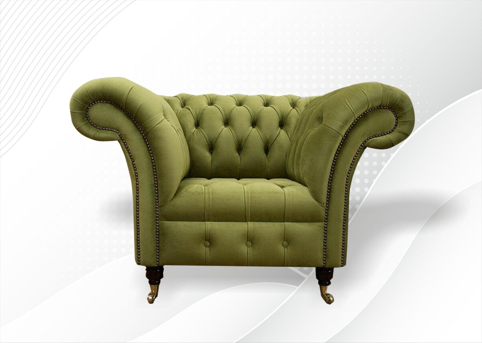 JVmoebel Chesterfield-Sessel, Chesterfield Sessel 1 Sitzer Design