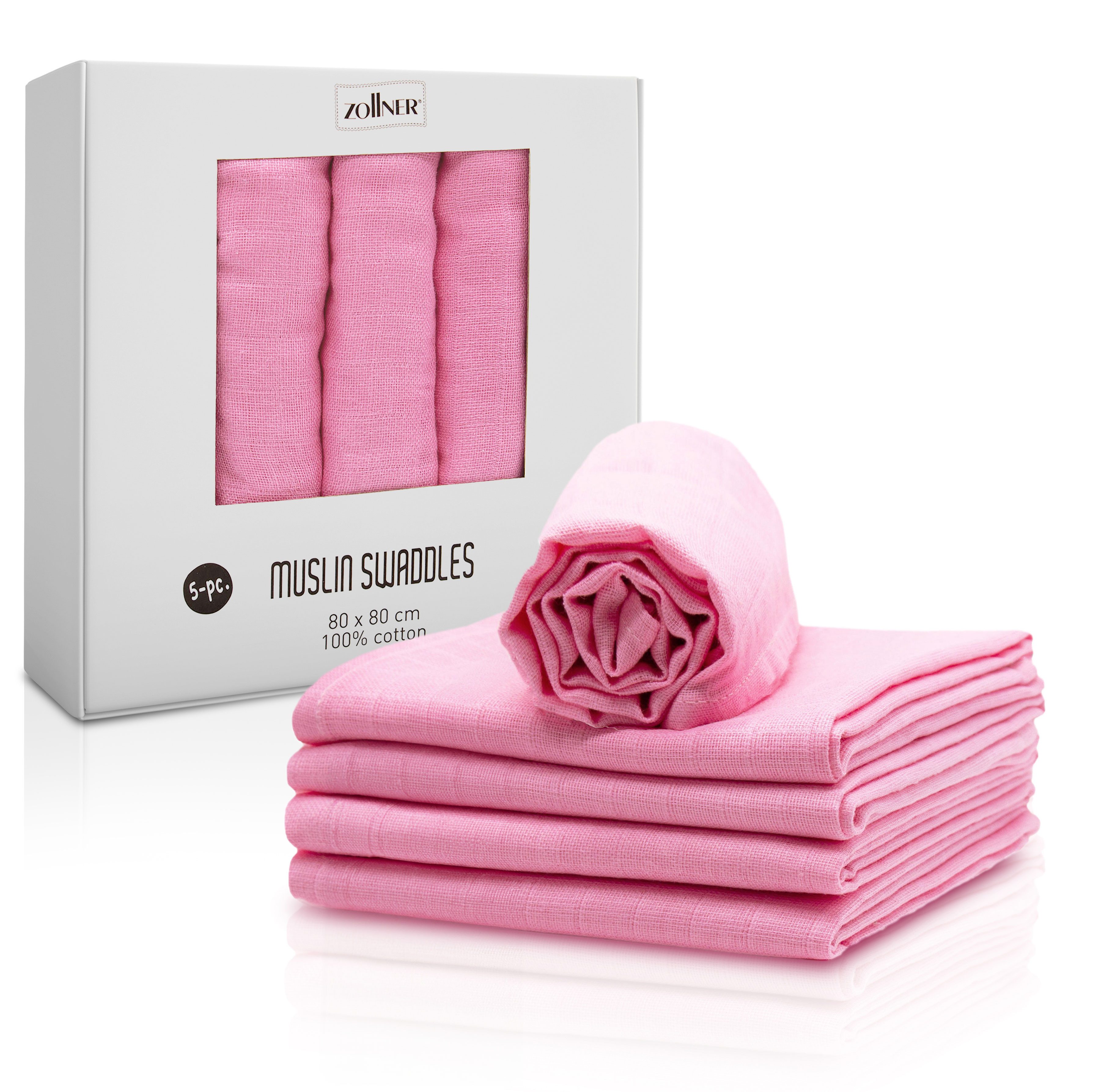 ZOLLNER Spucktuch, (5-tlg., Geschenk-Set), 100% Baumwolle