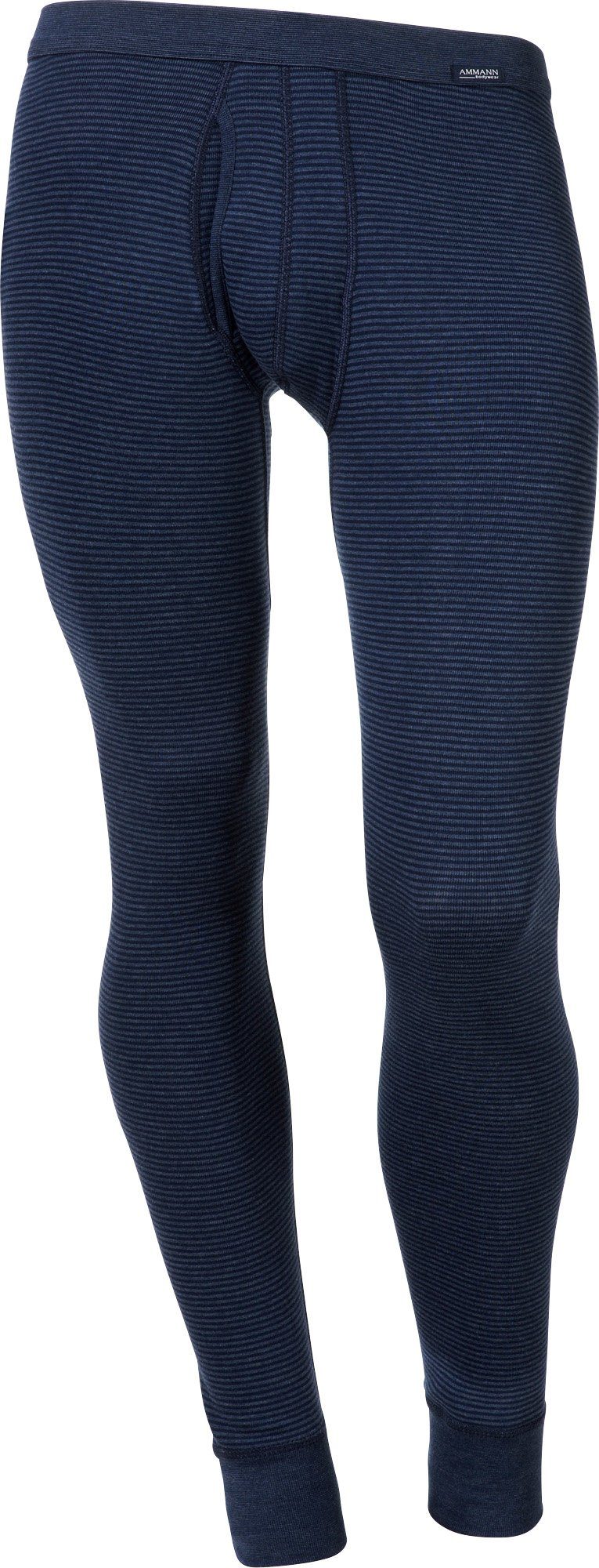 Ammann Lange Unterhose Herren-Unterhose, lang Feinripp Streifen günstig online kaufen