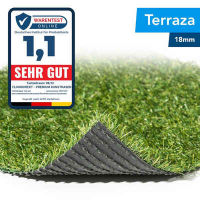 Kunstrasen Terraza, Rasenteppich erhältlich in vielen Größen, Rasen, casa pura, Höhe: 18 mm