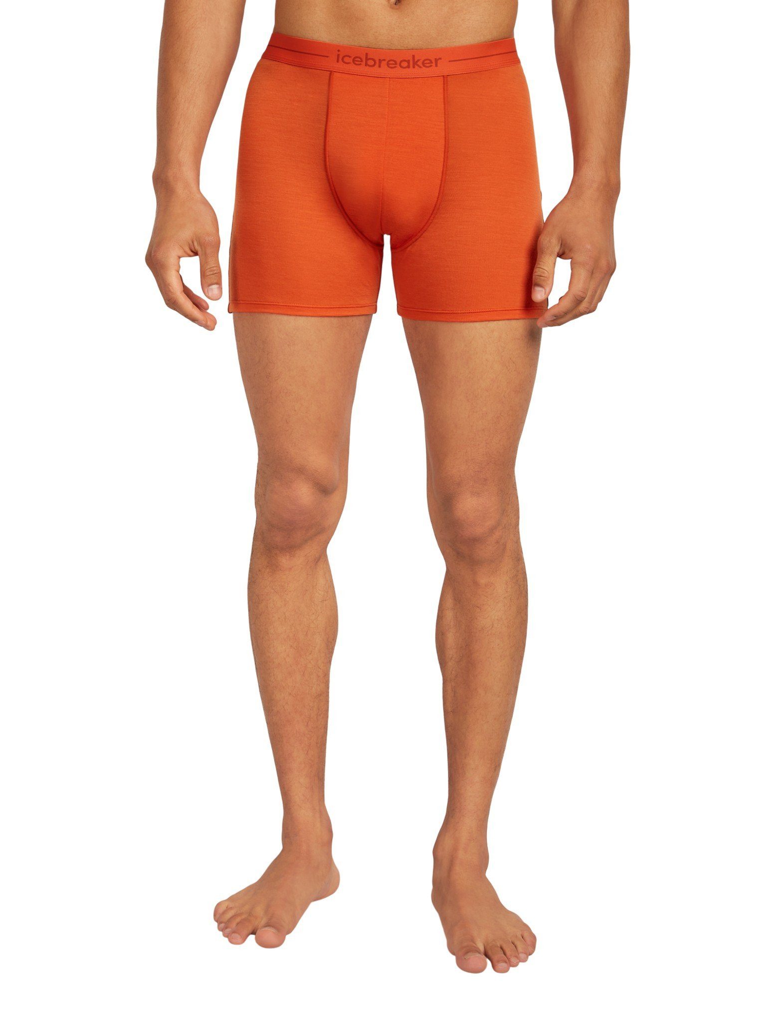 Icebreaker Боксерські чоловічі труси, боксерки Anatomica (Merinowolle) Unterwäsche rot Herren