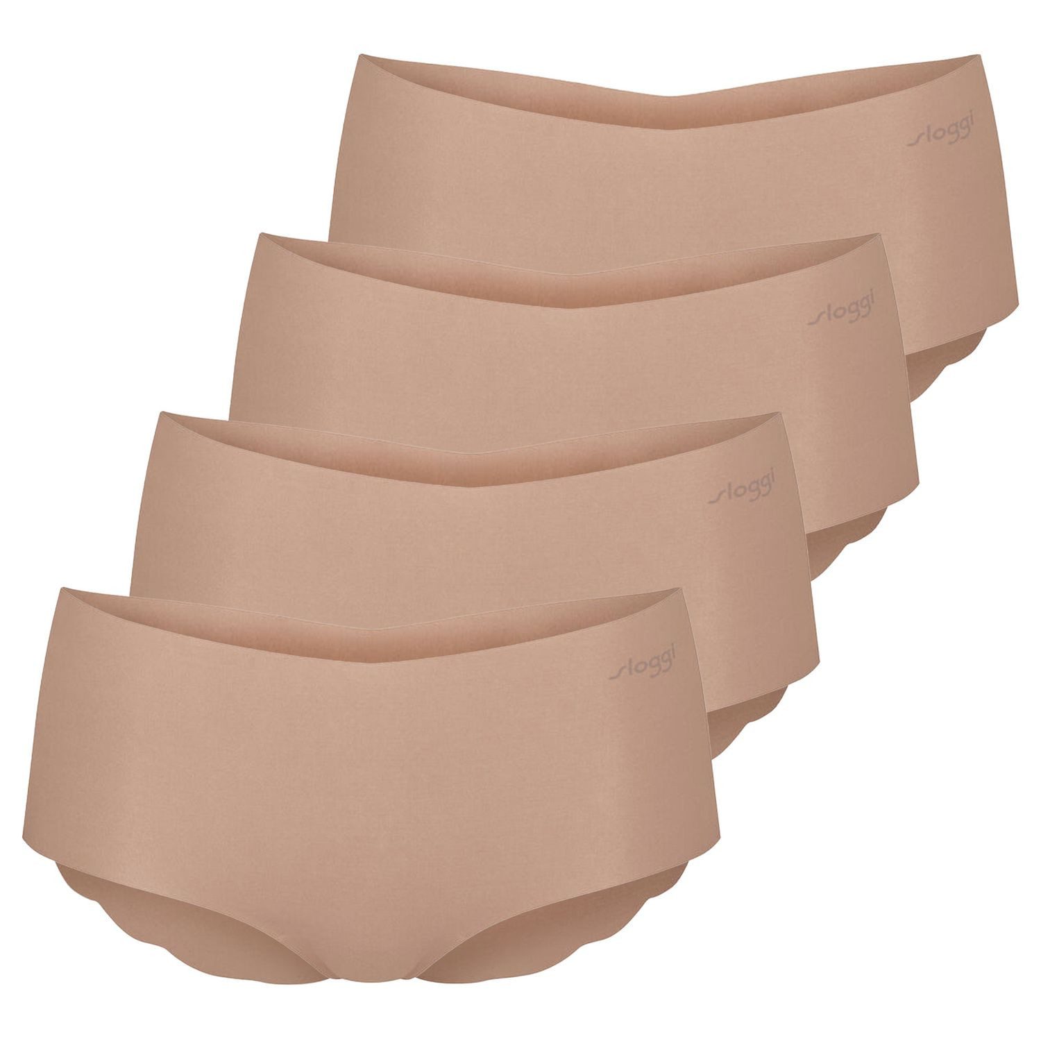 sloggi Panty zero Modal saumlos, keine Abdrücke, Wellenkante, im 4er Pack