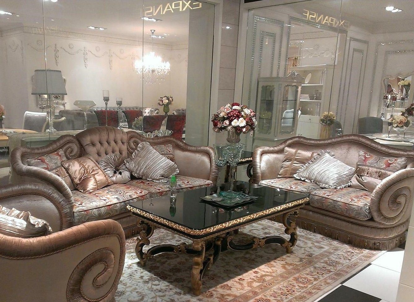 JVmoebel Barock Sofa Stil Sofa, Antik 3+2 Rokoko Sofagarnitur Klassische Couch
