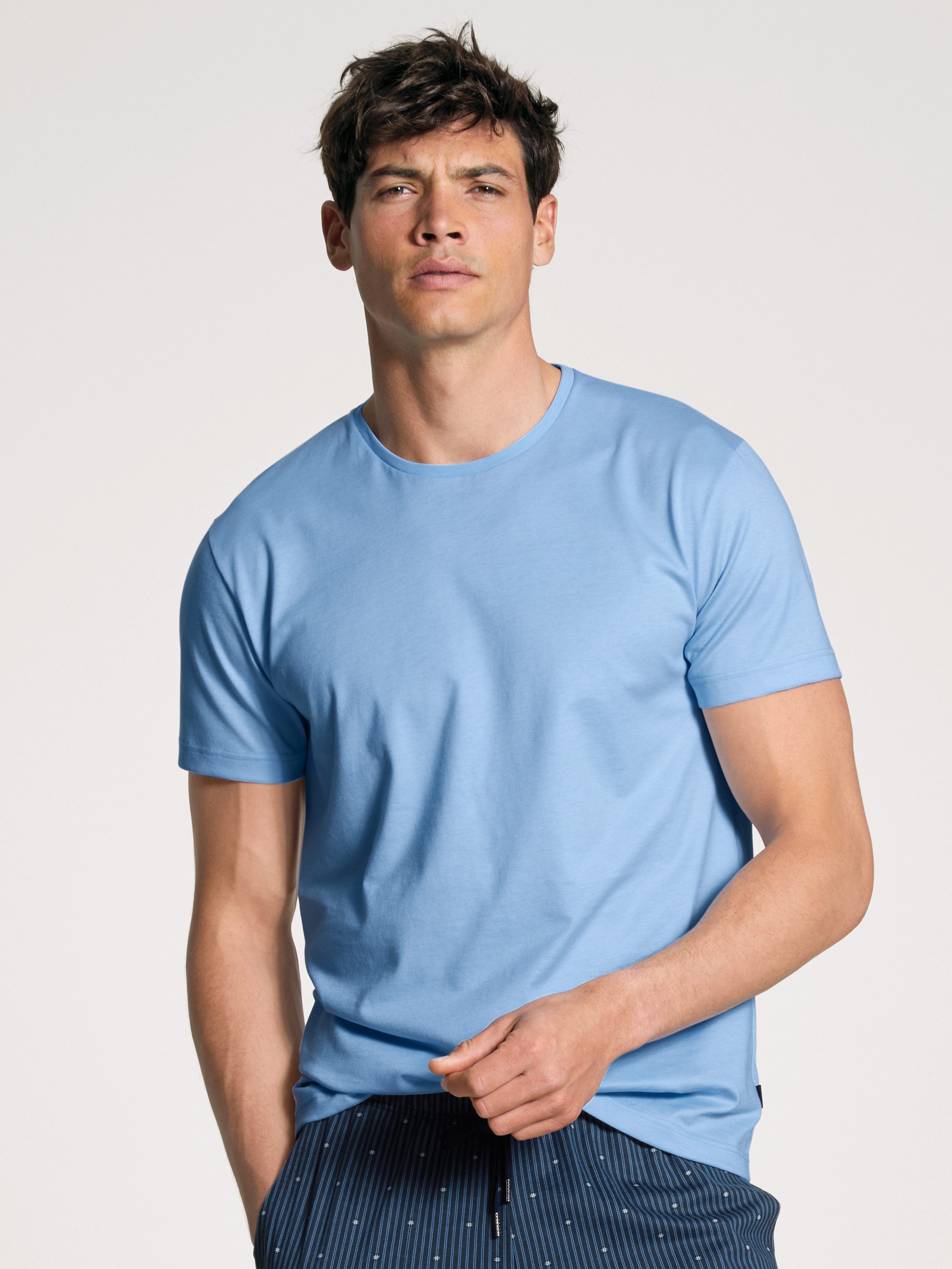 CALIDA Kurzarmshirt Remix Basic Sleep Herren günstig online kaufen