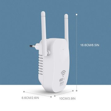 GelldG WLAN Verstärker WLAN Repeater 1200 Mbit/s WiFi Repeater WLAN-Repeater