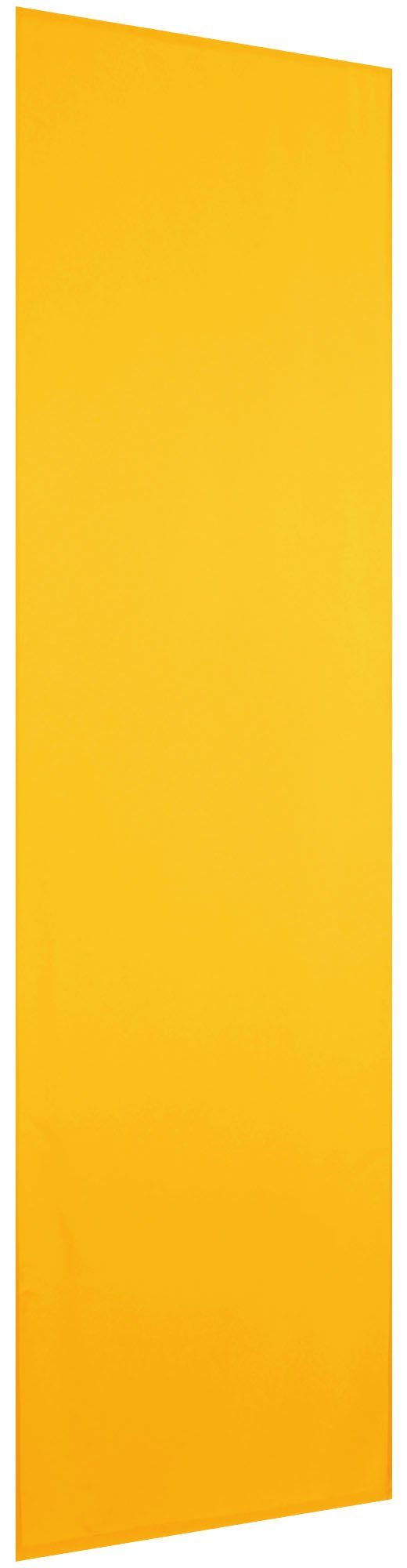Klettband (BxL), (1 245cm Vorhang, 60cm x mit Microfaser, St), Bestlivings, blickdicht, Blickdichte Orange Klettband Schiebegardine