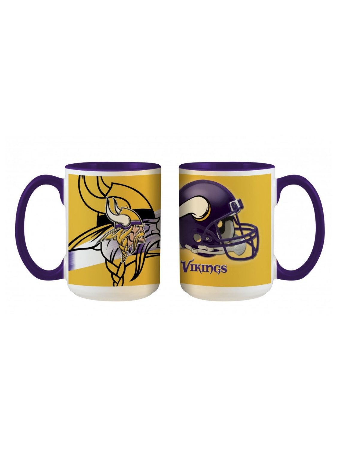 Minnesota Vikings Becher Minnesota Vikings 3D Inner Color Mug 445ml, Keramik