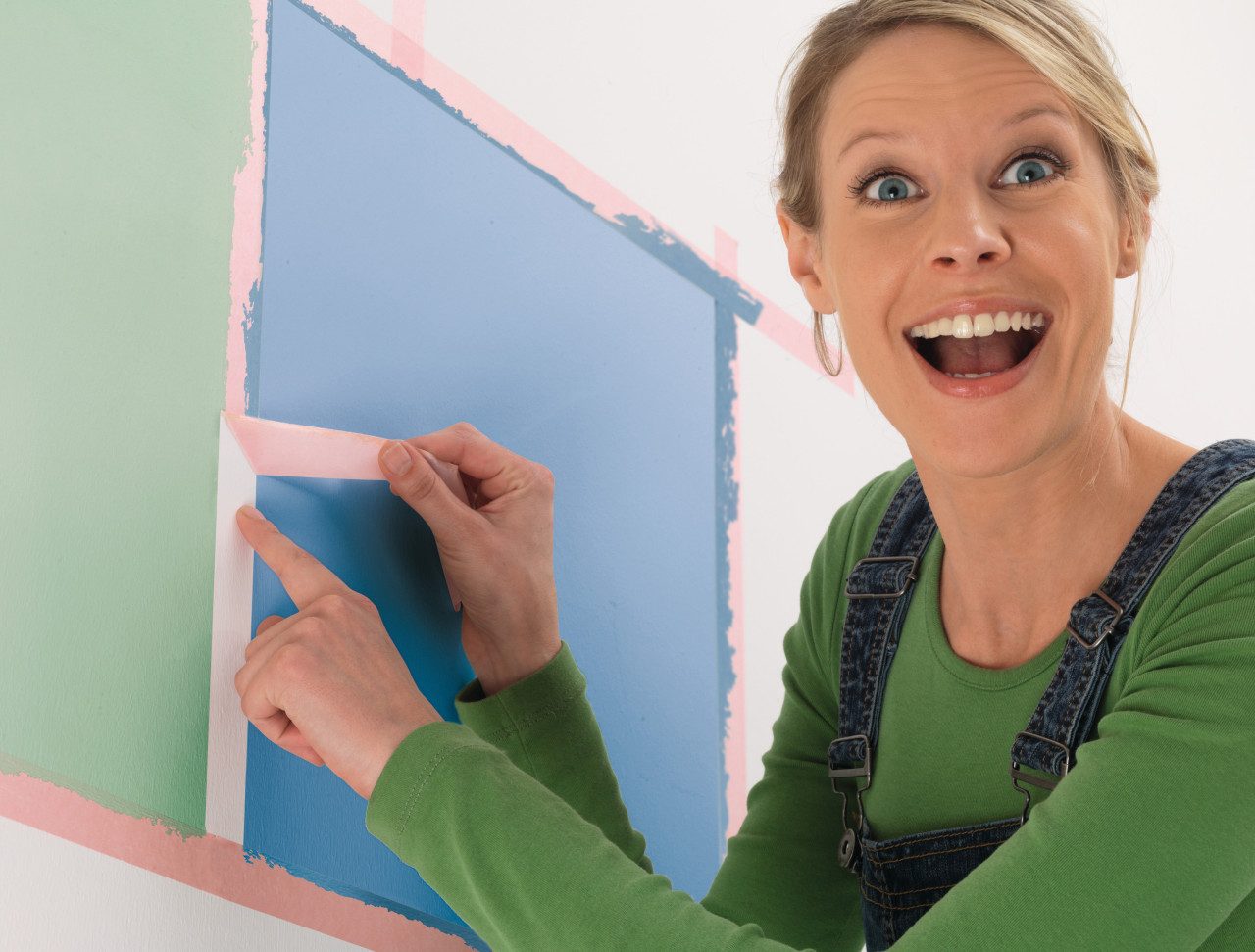 tesa Kreppband tesa Malerband Tapeten 25 m x 25 mm, rosa