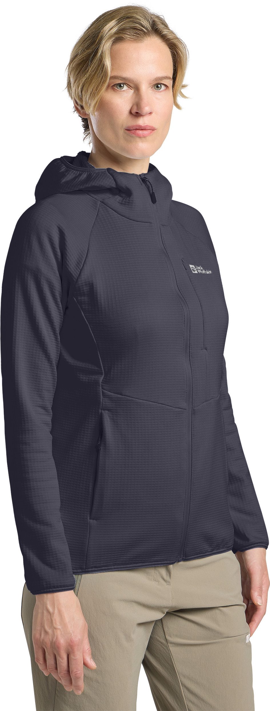 Jack Wolfskin Kapuzenfleecejacke KOLBENBERG HOODED FZ W Atmungsaktiv, leich günstig online kaufen