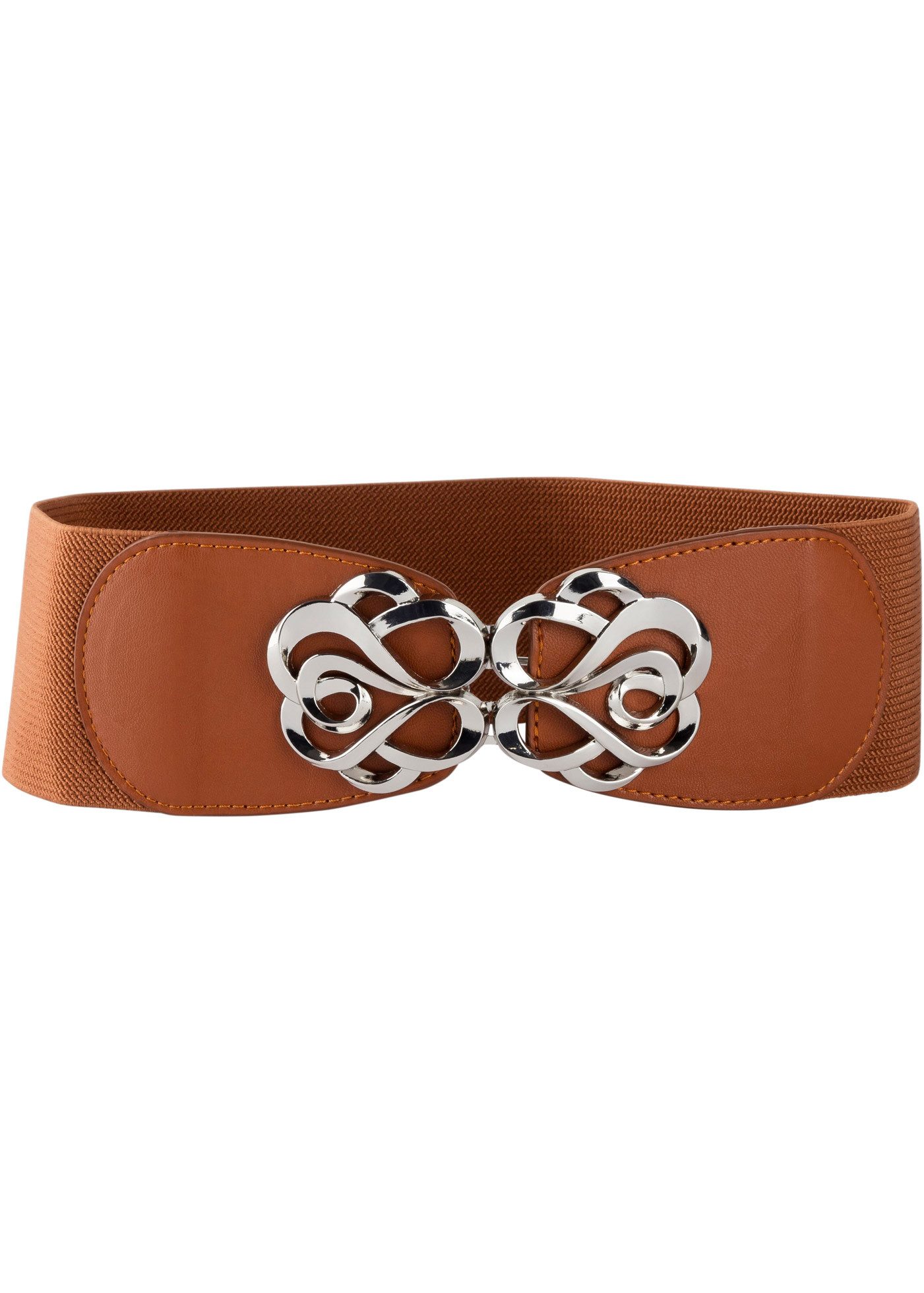 bonprix Stretchgürtel aus Polyester, Elastodien und Polyurethan, elastischer Sitz